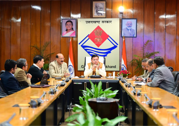 मुख्यमंत्री  पुष्कर सिंह धामी ने सचिवालय में वन विभाग की समीक्षा बैठक कि