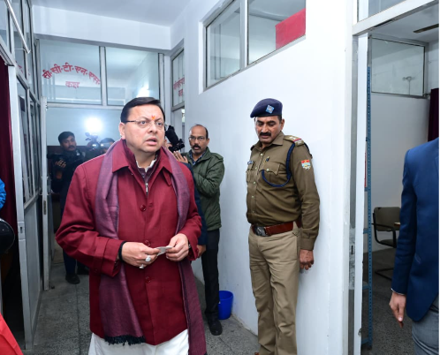 सीएम धामी के औचक निरीक्षण में थानेदार अनुपस्थित, तत्काल लाइन हाजिर