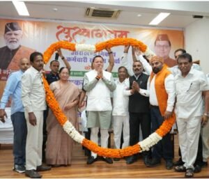 मुख्यमंत्री धामी ने मुख्य सेवक सदन में उत्तराखंड निकाय कर्मचारी संयुक्त मोर्चा द्वारा आयोजित आभार रैली में प्रतिभाग किया।