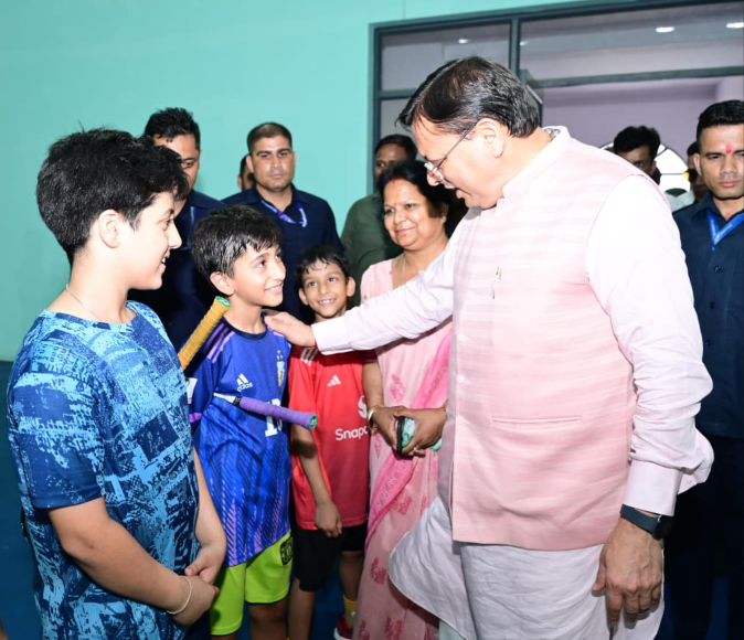 मुख्यमंत्री पुष्कर सिंह धामी ने किया एचआरडीए द्वारा नवनिर्मित स्पोर्ट्स कॉम्पलेक्स का लोकार्पण