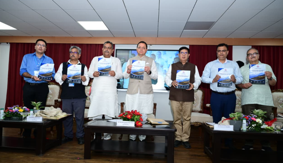 मुख्यमंत्री धामी ने किया देहरादून साइंस सिटी निर्माण कार्यों का निरीक्षण