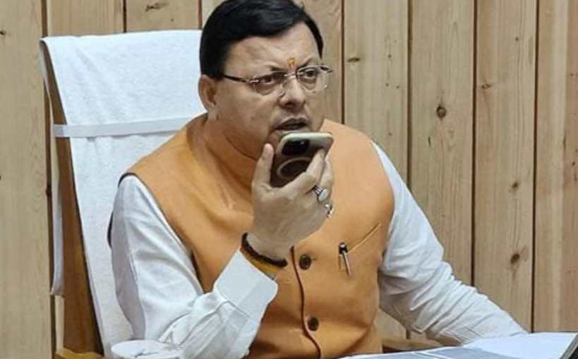 ग्रामीणों ने दूरभाष पर मुख्यमंत्री श्री पुष्कर सिंह धामी को बताई समस्या
