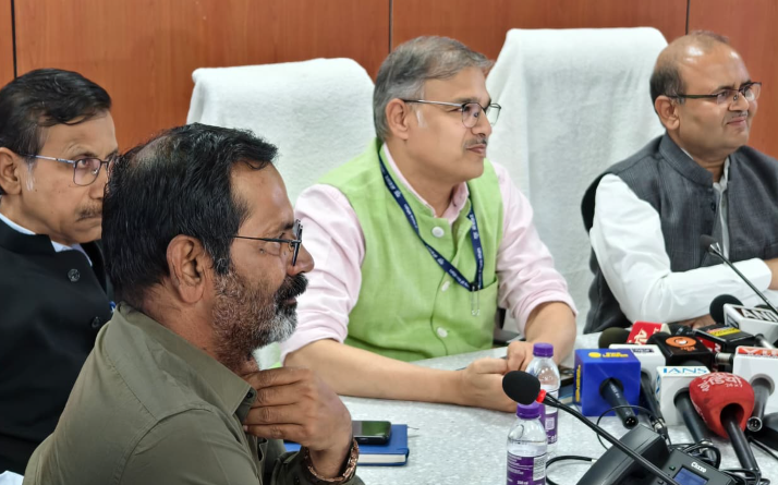 सचिव आपदा प्रबंधन ने दल का यूएसडीएमए में स्वागत किया